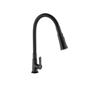 PILLAR MOUNTED FLEXIBLE KITCHEN TAP SRTWT5830-BL