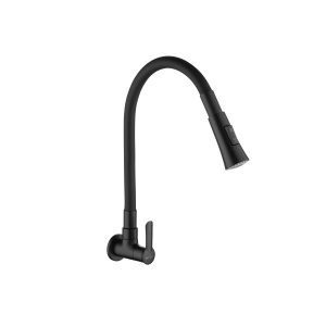 WALL MOUNTED FLEXIBLE KITCHEN TAP SRTWT5831-BL